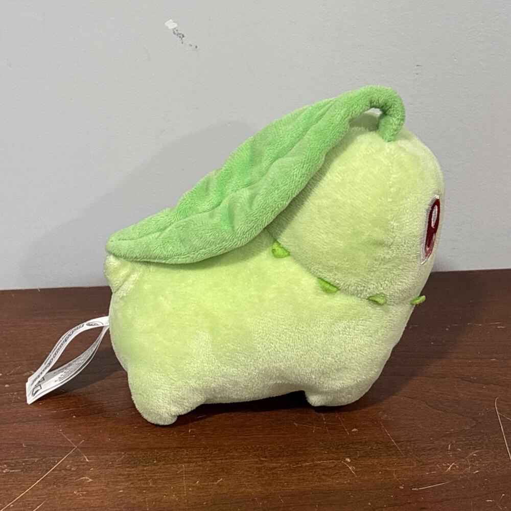 Pokemon Center Chikorita Plush Soft Stuffed Toy 2017 - Picture 4 of 8